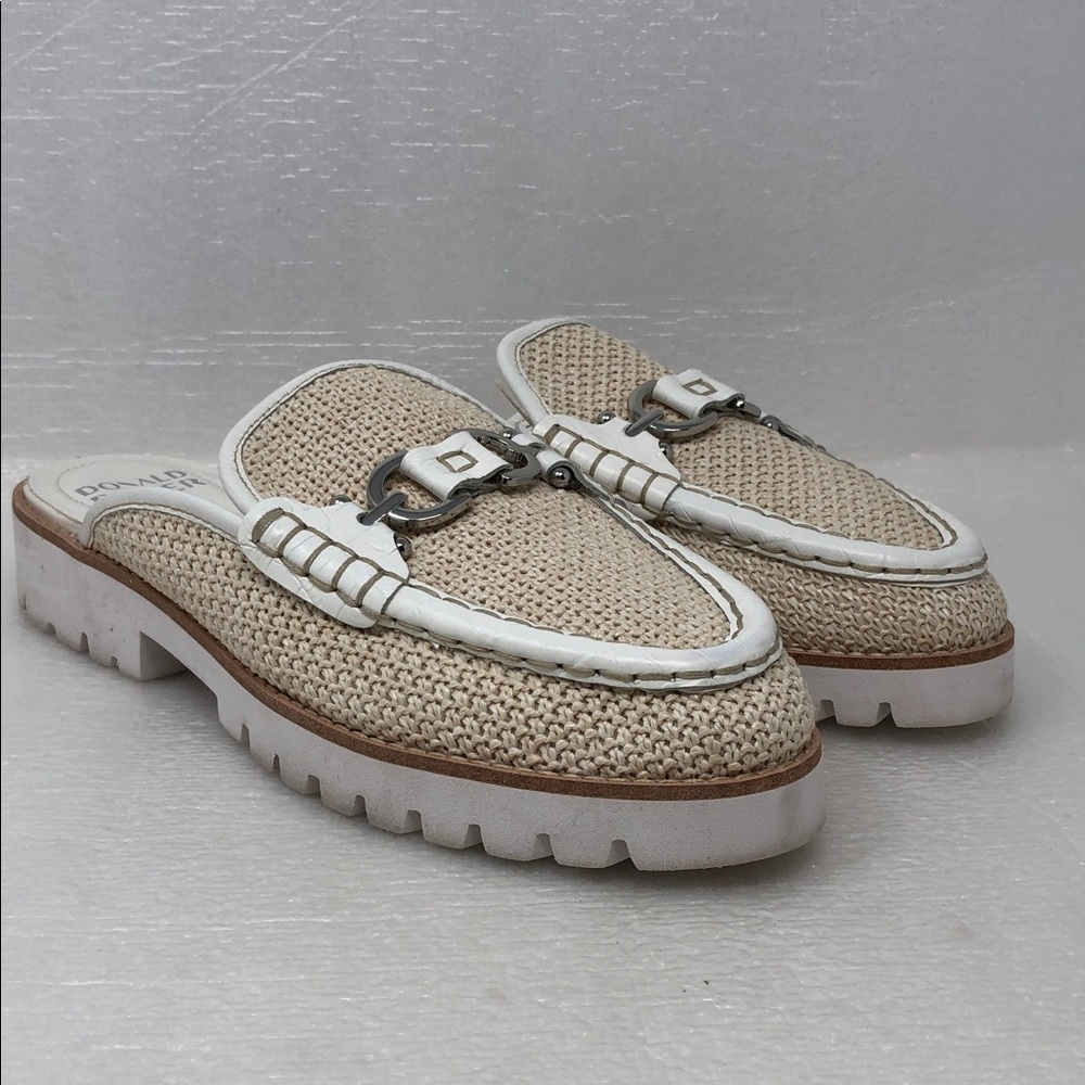 Donald Pliner Elta Mule Synthetic And Leather Upper Women’s Size 10M